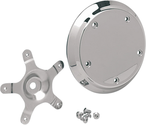 Five-Bolt Domed Air Cleaner Insert - Chrome DragSpecialties 14-0210-SC4 - Main Product View