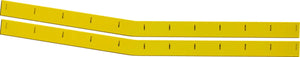 Five Star Fabricating 88 MD3 Monte Carlo Wear Strips 1pr Yellow 021-400-Y