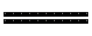 Five Star Fabricating Nose Wear Strips Black NA Sportsman 20002-41551-B