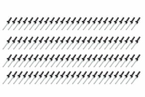 Five Star Fabricating Sm Hd Rivet Black Multi -grip 100pk 814B-100S