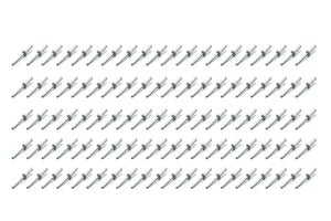 Five Star Fabricating Sm Hd Rivet White Multi -grip 100pk 814W-100S
