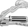 Load image into Gallery viewer, Flame Style Die-Cast Mirrors DragSpecialties 76467 - Side View