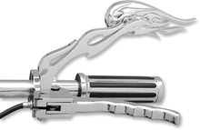 Load image into Gallery viewer, Flame Style Die-Cast Mirrors DragSpecialties 76467 - Side View