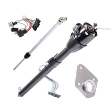 Load image into Gallery viewer, Flaming River 1966-77 BRONCO COLUMN INSTALL KIT - BLACK POWDERCOAT FLOOR SHIFT COLUMN