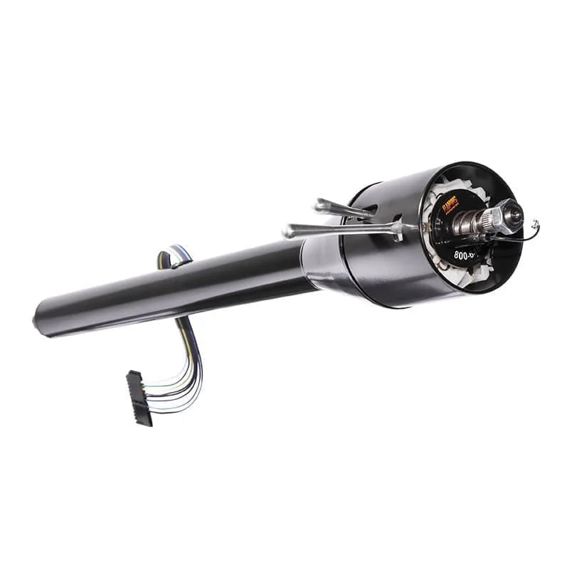Flaming River 30" FLOOR SHIFT TILT COLUMN W/2" OD - BLACK POWDERCOAT FINISH - Main Product View