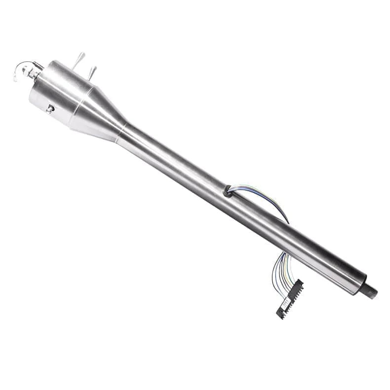 Flaming River 30" FLOOR SHIFT TILT COLUMN W/2" OD - PAINTABLE MILL FINISH - Back View