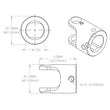 Load image into Gallery viewer, Flaming River 3/4"-36 X 1" DD UNIVERSAL BILLET-JOINT - Additional View 5