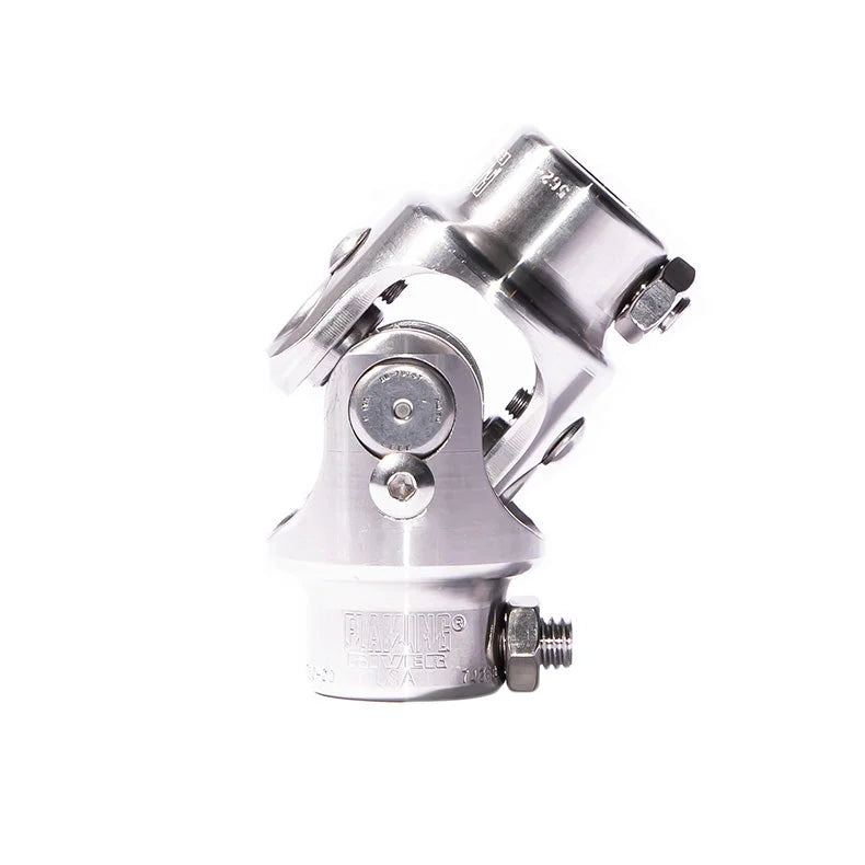 Flaming River 3/4"-36 X 3/4" DD STAINLESS STEEL U-JOINT - SATIN - Side View