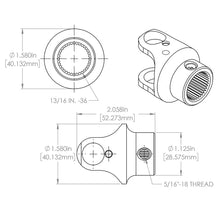 Load image into Gallery viewer, Flaming River 3/4" DD X 13/16"-36 UNIVERSAL BILLET-JOINT - Additional View 6