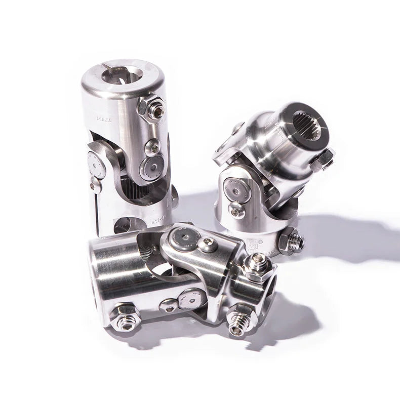 Flaming River 3/4" DD X 3/4" DD STAINLESS STEEL U-JOINT - SATIN - Back View