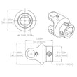 Load image into Gallery viewer, Flaming River 3/4" DD X 3/4" DD UNIVERSAL BILLET-JOINT - Additional View 5