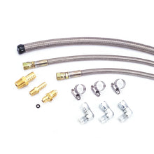 Load image into Gallery viewer, Flaming River STAINLESS BRAIDED HOSE KIT - REMOTE RESERVOIR (GM-STYLE FITS FR POWER RACK) - Kit Contents