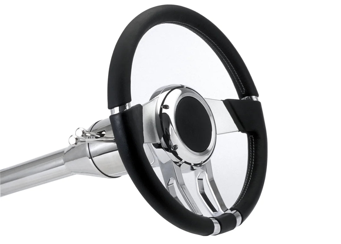 Flaming River WATERFALL WHEEL - BLACK - Side View