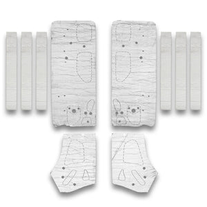 Flatline Barriers 69-70 Ford Mustang Coupe Door Insulation Kit TABZ6009