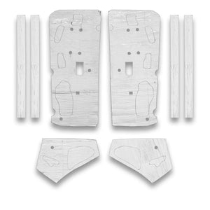 Flatline Barriers 71-73 Ford Mustang Coupe Door Insulation Kit TABZ6014