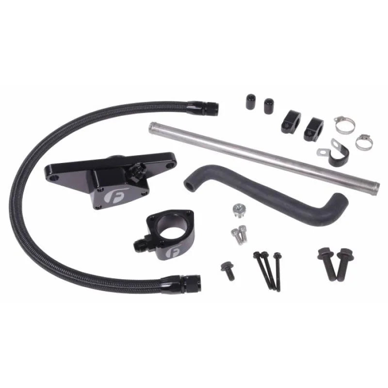 Fleece Performance 03-07 Dodge 5.9L Cummins Coolant Bypass Kit (03-05 Auto Trans) - Side View