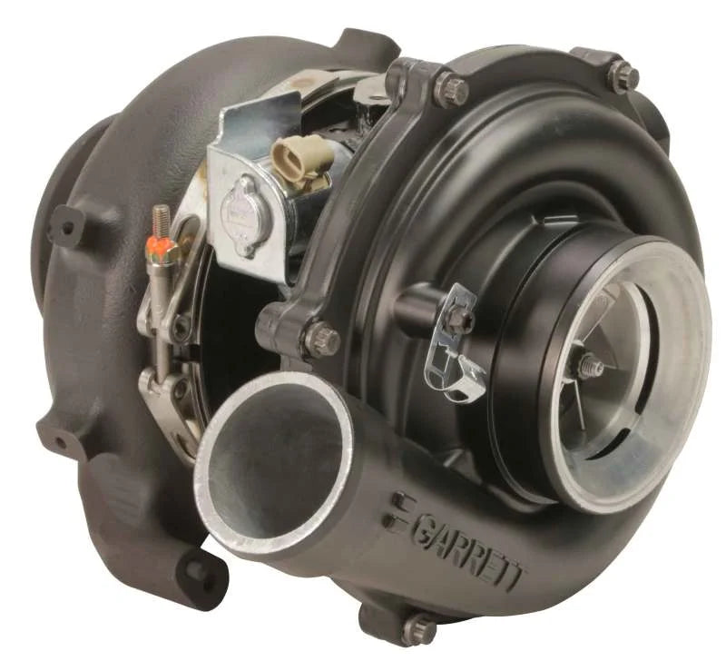 Fleece Performance 04.5-07 63mm FMW Ford 6.0L Cheetah Turbocharger - Back View
