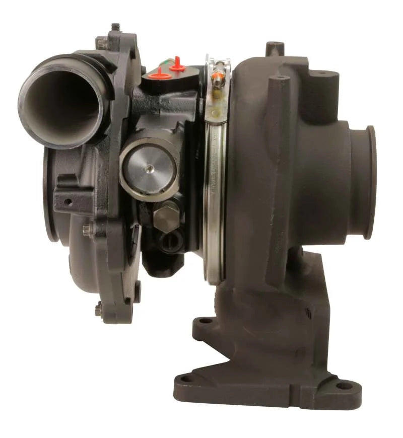 Fleece Performance 04.5-10 Chevy Duramax (LLY/LBZ/LMM) 63mm STREET VNT Cheetah Turbo w/ HX40 Outlet - Installation View