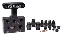 Load image into Gallery viewer, Fleece Performance 07.5-09 Dodge 6.7L Cummins 3rd Gen Fuel Distribution Block - Side View
