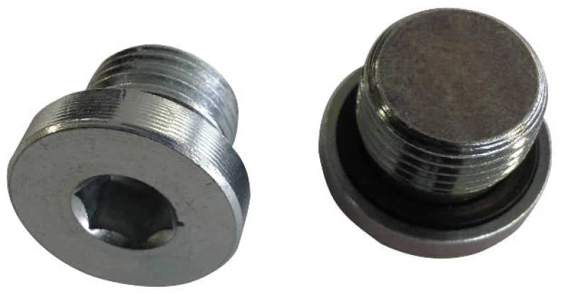 Fleece Performance 07.5-12 Dodge 6.7L Cummins Stock VGT Turbo Coolant Delete Plugs - Main Product View