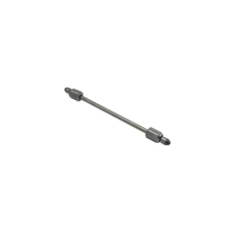 Fleece Performance 10in High Pressure Fuel Line (8mm x 3.5mm Line M14x1.5 Nuts) - Side View