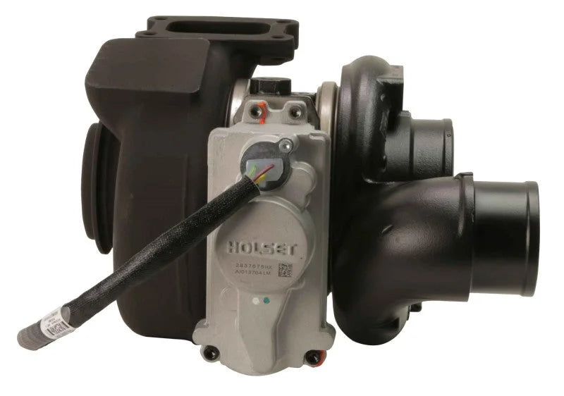Fleece Performance 13-17 Cummins 63mm FMW Holset VGT Cheetah Turbocharger - Side View