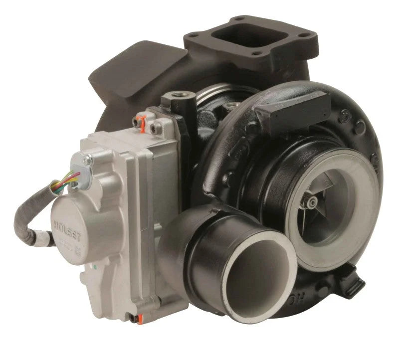 Fleece Performance 13-17 Cummins 63mm FMW Holset VGT Cheetah Turbocharger - Back View