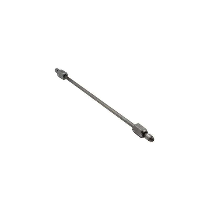 Fleece Performance 14in High Pressure Fuel Line (8mm x 3.5mm Line, M14x1.5 Nuts) - Side View