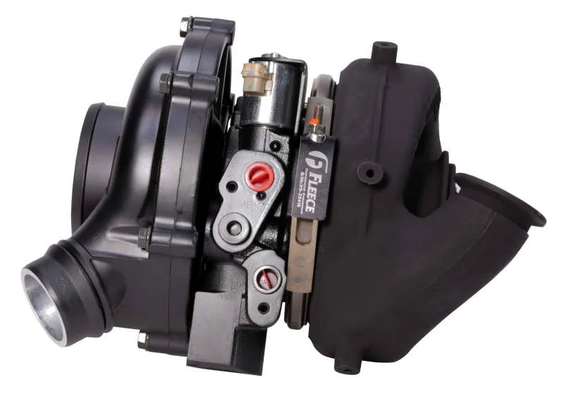 Fleece Performance 15-19 Ford 6.7L Powerstroke 63mm FWM Cheetah Turbo - Side View