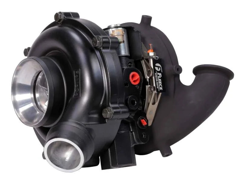 Fleece Performance 15-19 Ford 6.7L Powerstroke 63mm FWM Cheetah Turbo - Installation View