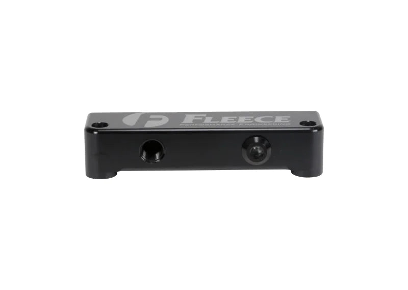 Fleece Performance 4th Gen Fuel Filter Delete fits 2004-2007 Dodge 5.9L Cummins / 2007-2012 Dodge 6.7L Cummins - Side View