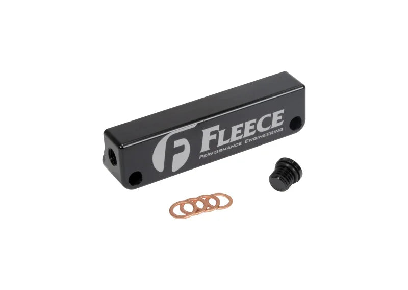Fleece Performance 4th Gen Fuel Filter Delete fits 2004-2007 Dodge 5.9L Cummins / 2007-2012 Dodge 6.7L Cummins - Detail View