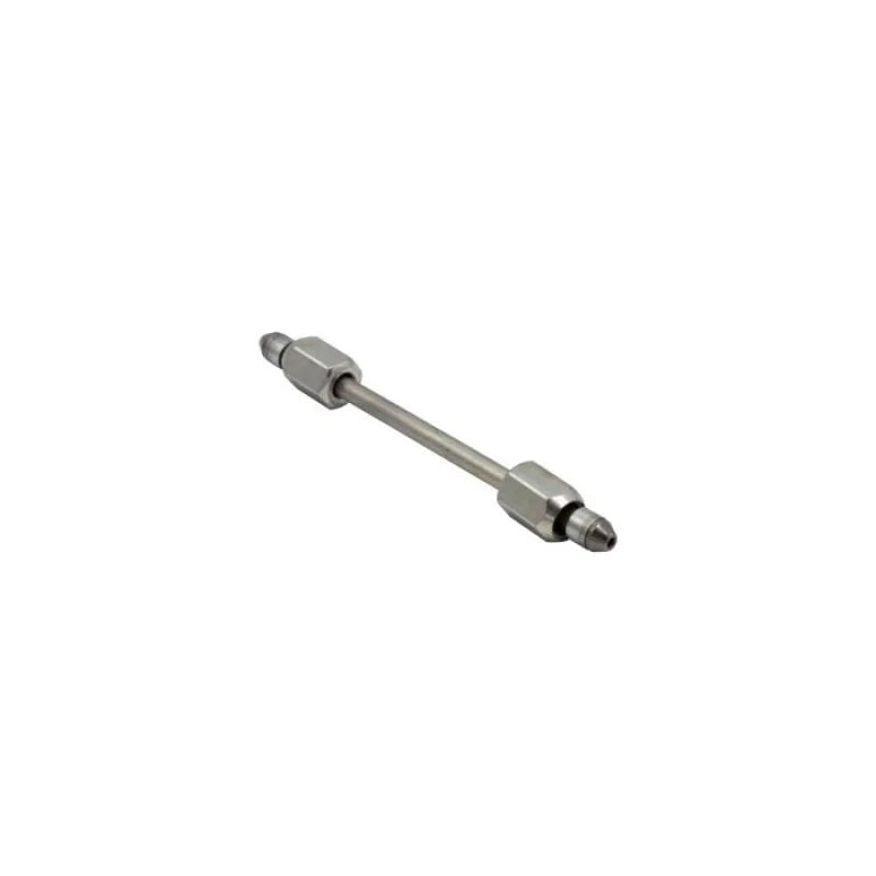 Fleece Performance 7in High Pressure Fuel Line (8mm x 3.5mm Line M14x1.5 Nuts) - Side View