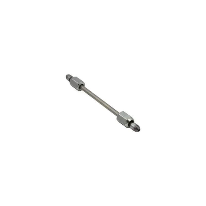 Fleece Performance 8in High Pressure Fuel Line (8mm x 3.5mm Line M14x1.5 Nuts) - Side View