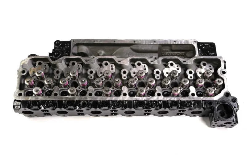 Fleece Performance 98.5-02 Dodge 2500/3500 5.9L VP Remanufactured Cummins Cylinder Head (Street) - Back View