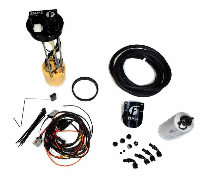 Fleece Performance 98.5-02 Dodge Cummins Fuel System Upgrade Kit w/ PowerFlo Lift Pump - Installation View