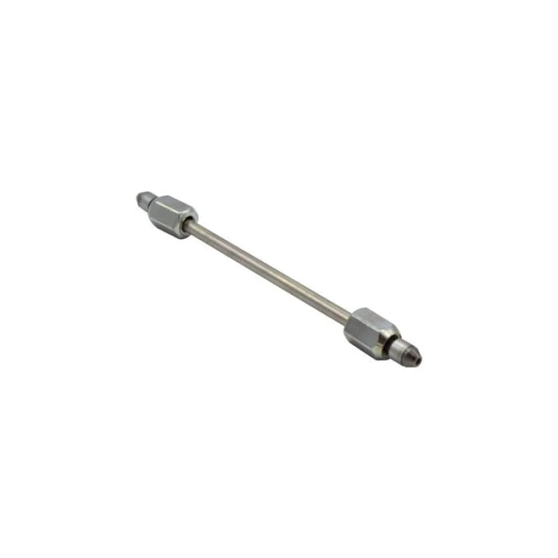 Fleece Performance 9in High Pressure Fuel Line (8mm x 3.5mm Line M14x1.5 Nuts) - Side View