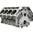Load image into Gallery viewer, Fleece Performance GM LSR Freedom Series Standard Deck Solid Aluminum Block - Side View