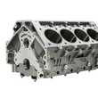 Load image into Gallery viewer, Fleece Performance GM LSR Freedom Series Standard Deck Solid Aluminum Block - Back View