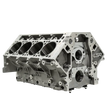 Load image into Gallery viewer, Fleece Performance GM LSR Standard Deck Wet Aluminum Engine Block - Back View