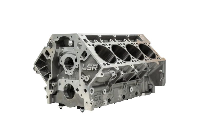 Fleece Performance GM LSR Standard Deck Wet Aluminum Engine Block - Installation View