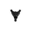 Load image into Gallery viewer, Fleece Performance Universal 3/8in Aluminum Y Barbed Fitting (For -6 Pushlock Hose) - Black Anodized - Detail View