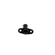 Load image into Gallery viewer, Fleece Performance Universal 45 Degree Turbo Drain Nipple w/ O-ring - Side View