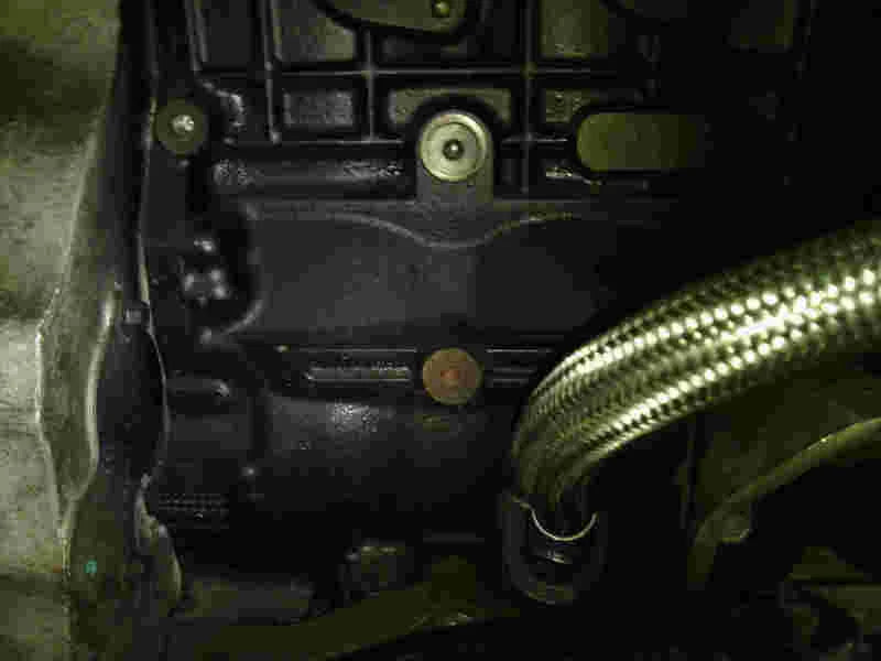 Fleece Performance Universal Cummins Turbo Drain Tube Kit (for 2nd Gen Swaps) - Side View