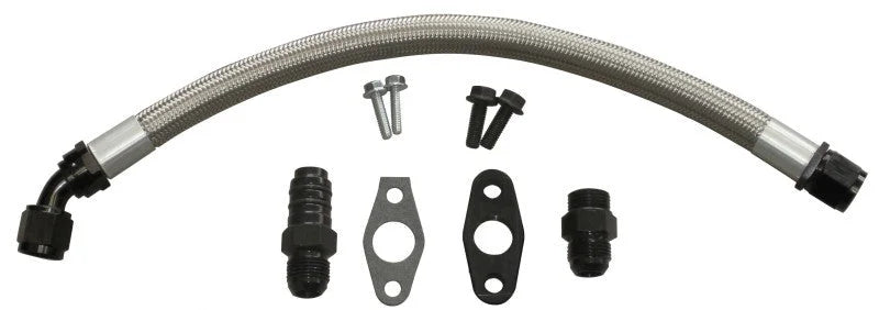 Fleece Performance Universal Cummins Turbo Drain Tube Kit (for 2nd Gen Swaps) - Additional View 7