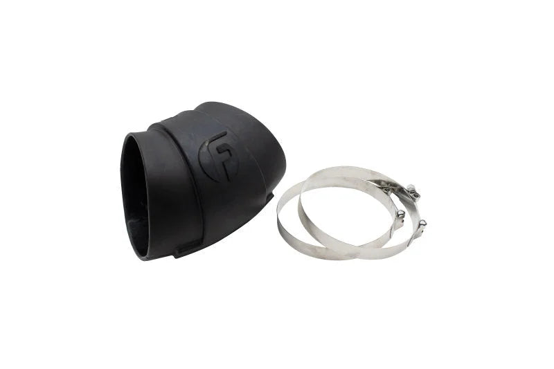 Fleece Performance Universal Molded Rubber Elbow for 5in Intakes - Side View