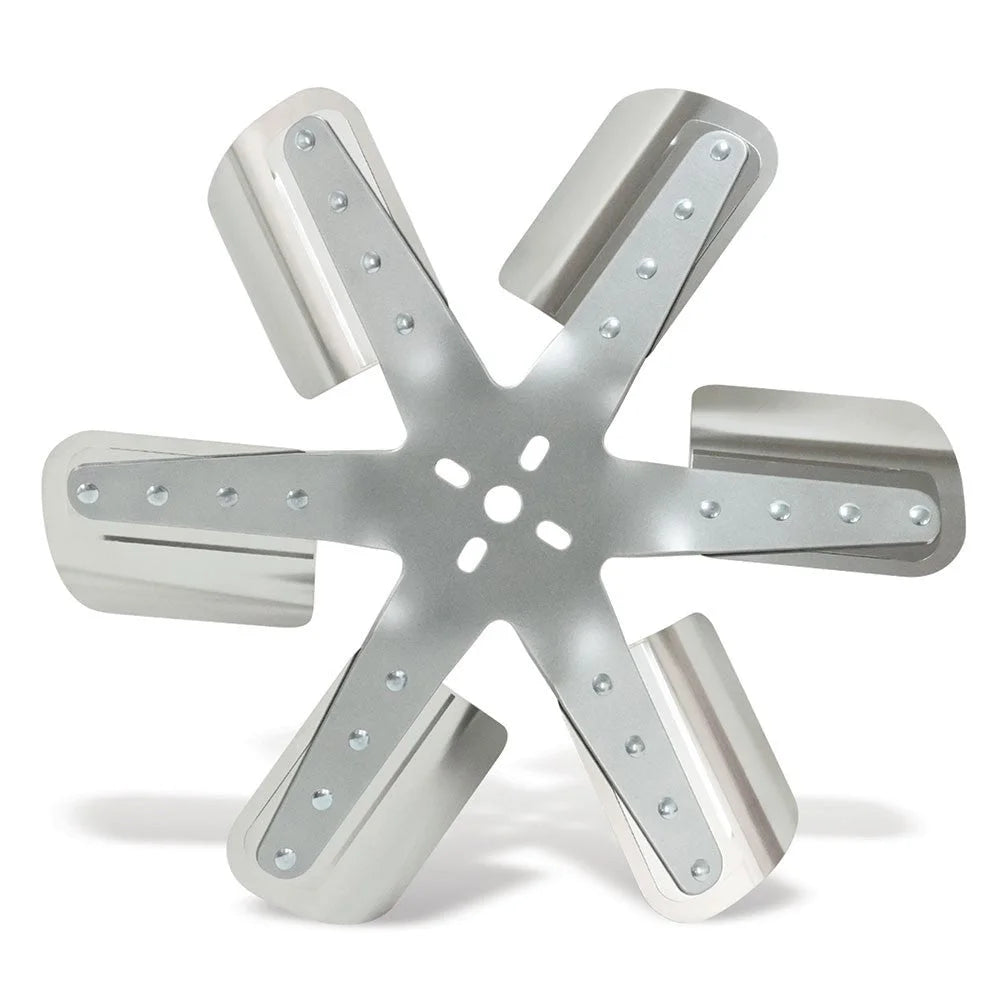 Flex-A-Lite Belt Driven Flex Fan 16in - Silver 101254