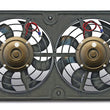 Load image into Gallery viewer, Flex-A-Lite Dual 12-1/8in Lo Profile pusher Fan w/o Controls 104468