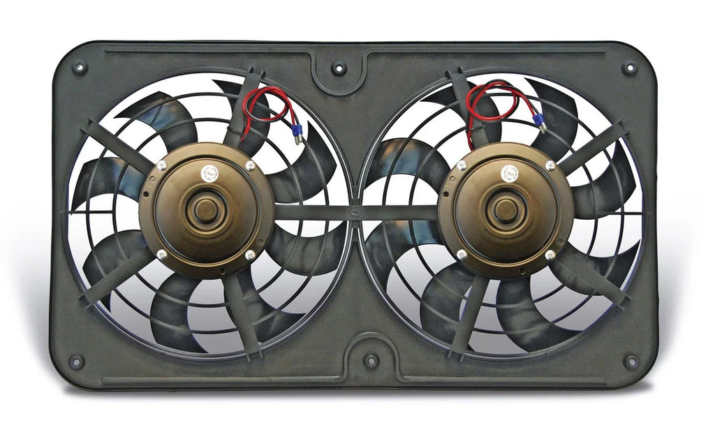 Flex-A-Lite Dual 12in Lo Profile Pusher Fan w/Controls 105399