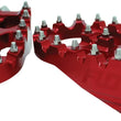 Load image into Gallery viewer, Flo Motorsports - Moto Sytle Footpeg Set Red 2"X3.125" - 122-8062